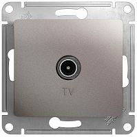 Розетка TV Коннектор без рамки Systeme Electric Glossa 1-м. платина картинка